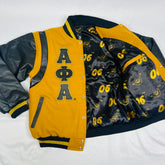 Alpha Phi Alpha Wool and Leather Letterman Jacket
